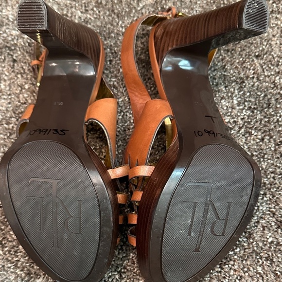 Ralph Lauren Shaina Heels Sandal sz 8.5 - Picture 4 of 4
